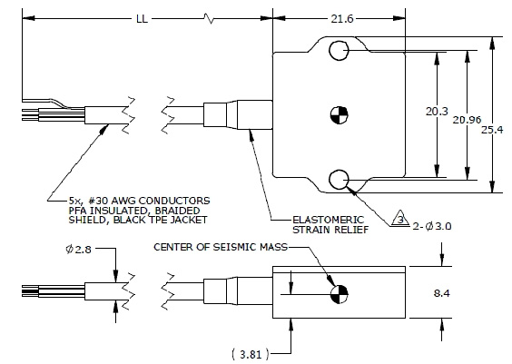 MEMS Accelerometer capacitance VC5123A