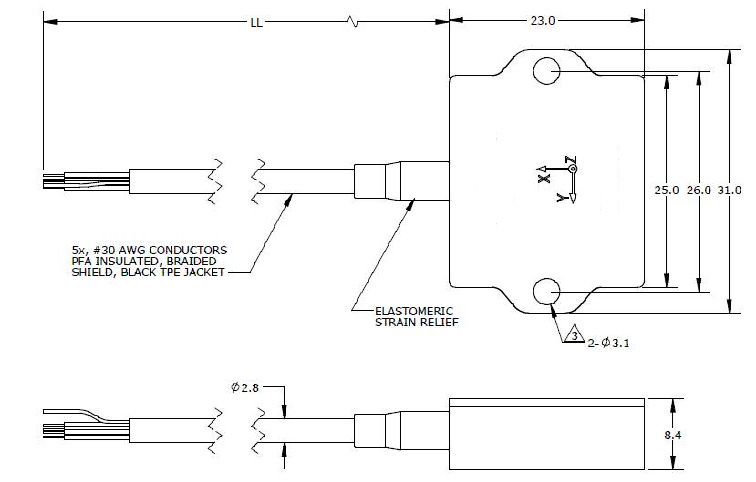 MEMS Accelerometer capacitance VC5323A